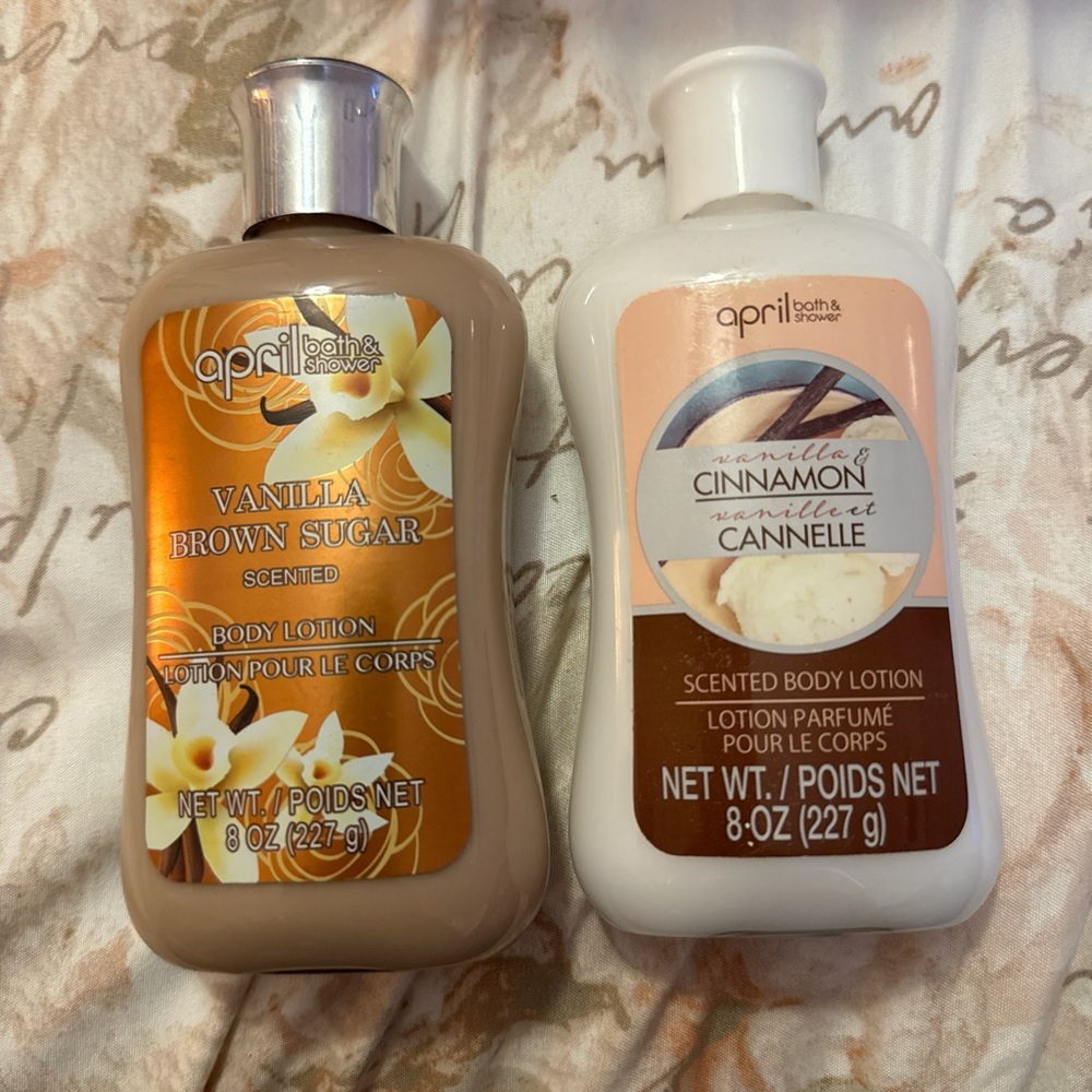 Vanilla Brown Sugar and Cinnamon Body Lotion Set